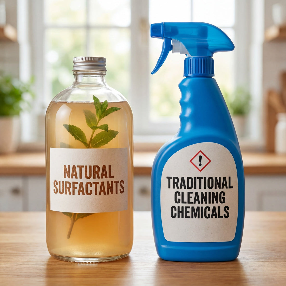 Natural Surfactants vs. Traditional Cleaning Chemicals